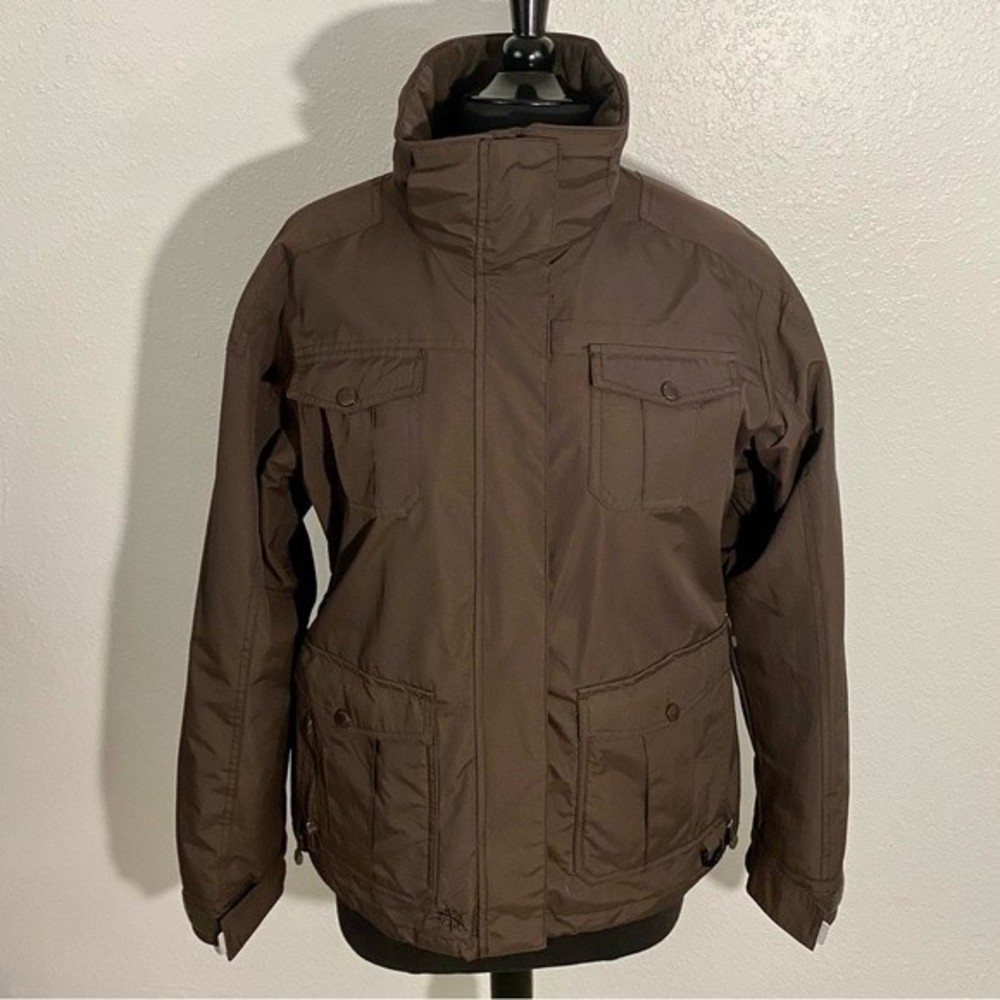 Helix Ski Snowboarding Jacket Women’s Size M Brown Nylon